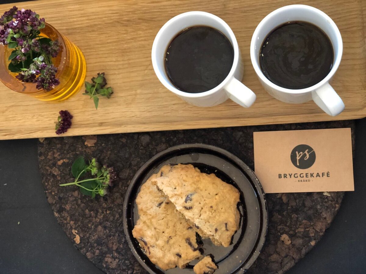 En kopp kaffe på PS Bryggekafé En kopp kaffe på PS Bryggekafé